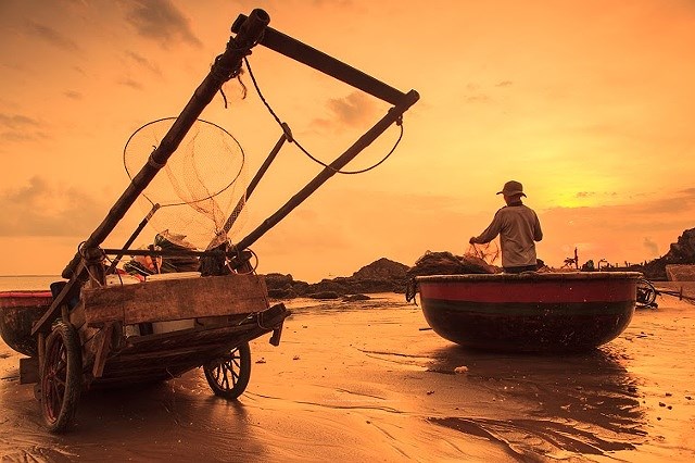 Ngắm bình minh trên bãi biển Cửa Lò - Ảnh 3 Ngắm bình minh trên bãi biển Cửa Lò - Ảnh 3