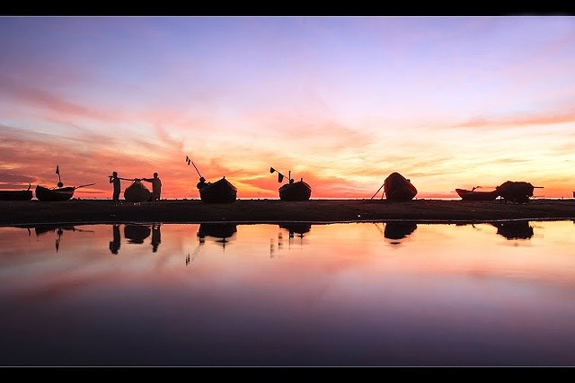 Ngắm bình minh trên bãi biển Cửa Lò - Ảnh 4 Ngắm bình minh trên bãi biển Cửa Lò - Ảnh 4