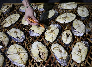 Đột nhập vào làng nướng cá tại Cửa Lò Đột nhập vào làng nướng cá tại Cửa Lò