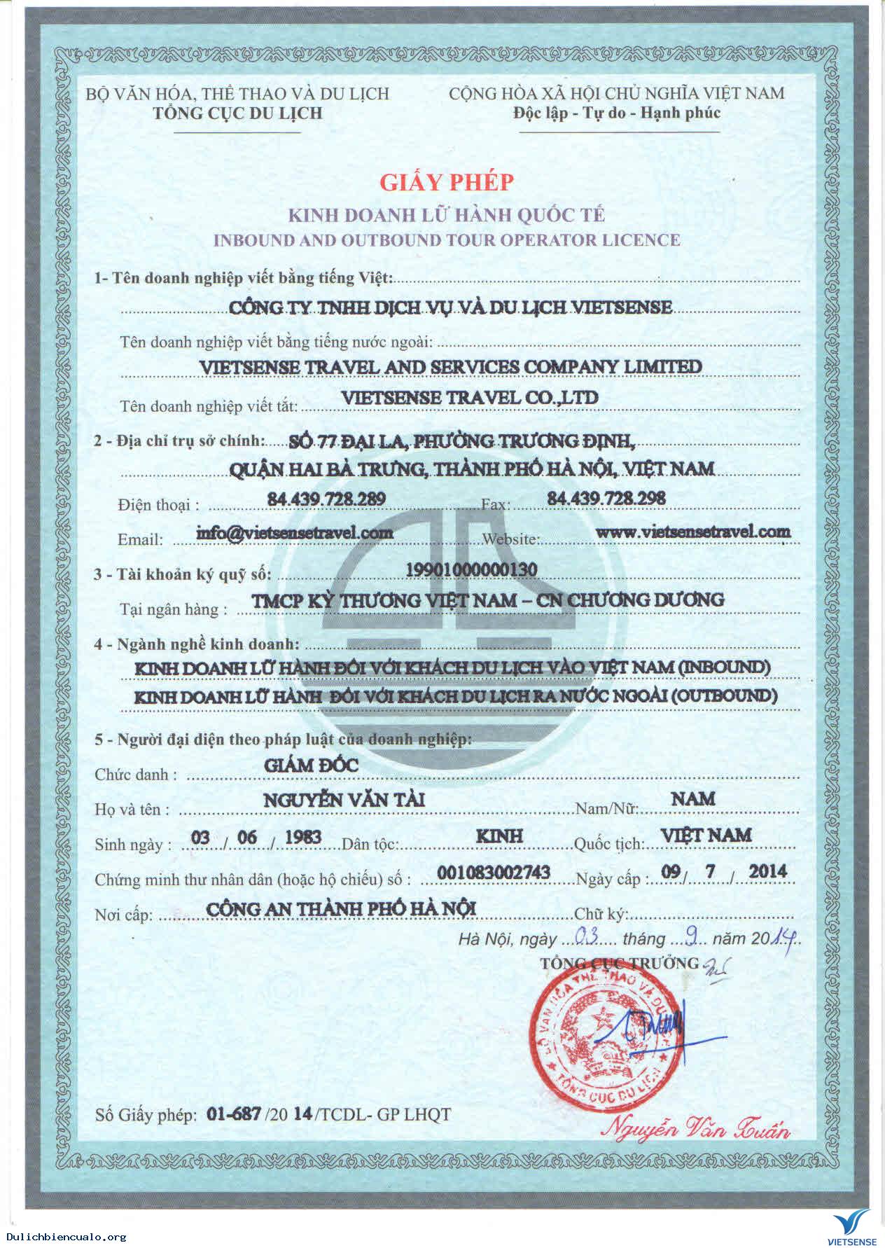 Giáy Phép Kinh Doanh Lữ Hành Du Lịch Quốc Tế Giáy Phép Kinh Doanh Lữ Hành Du Lịch Quốc Tế